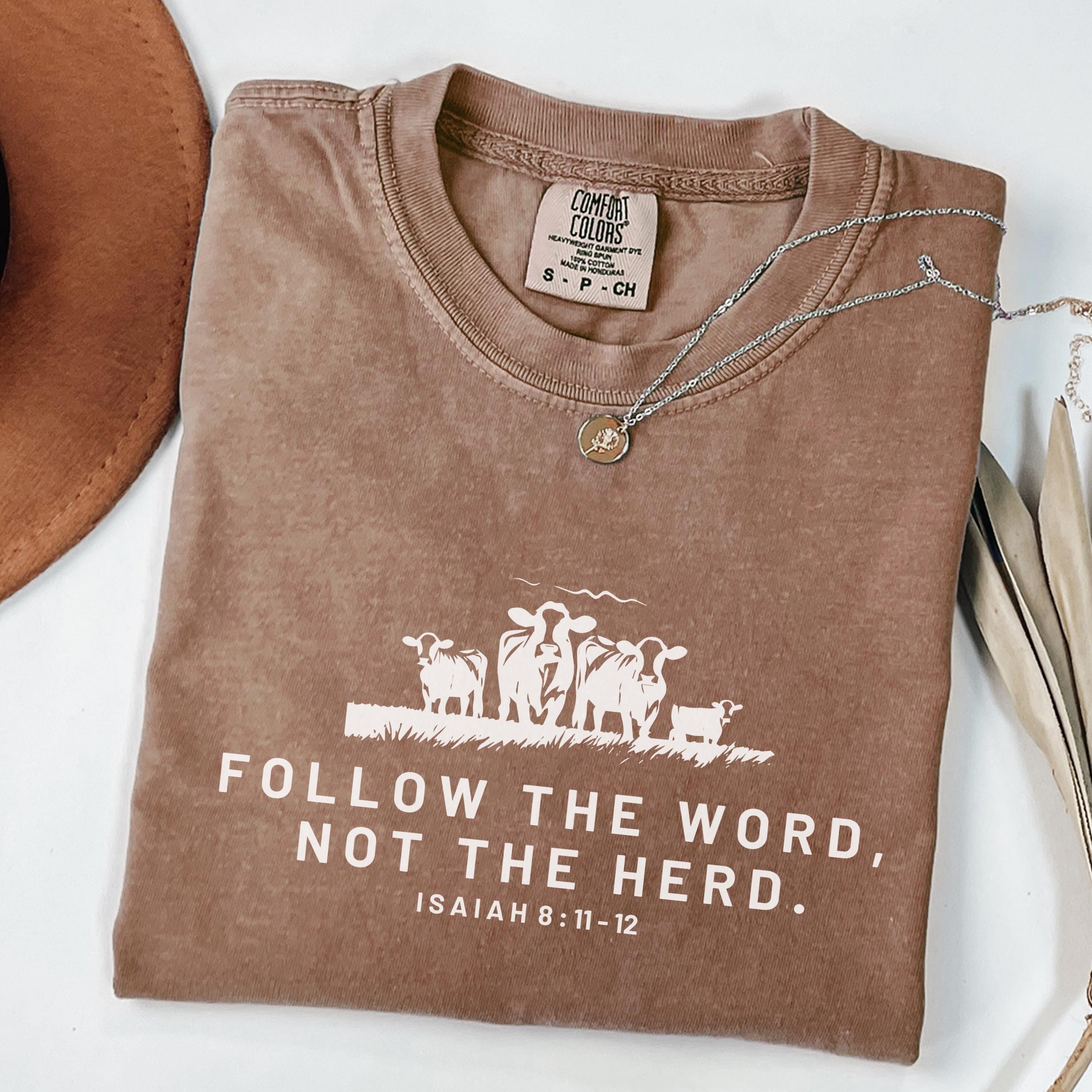 Religious Comfort Color Shirt, Christian Western Shirt, Faith Tshirt for Women, Faith T Shirt, Bible Verse Tee, Christian Gift, Homeschool Mom Tee